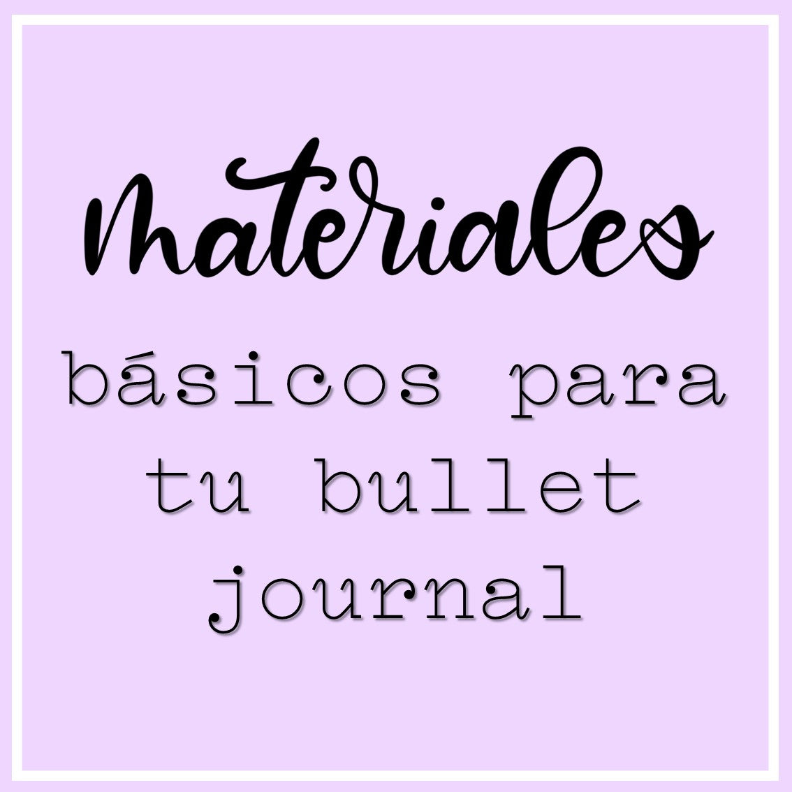 Material para Bullet Journal –